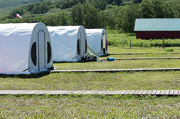 большие канадские палатки курильское озеро