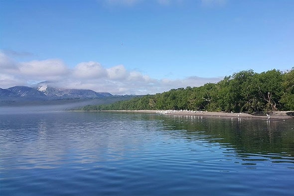 курильское озеро на камчатке