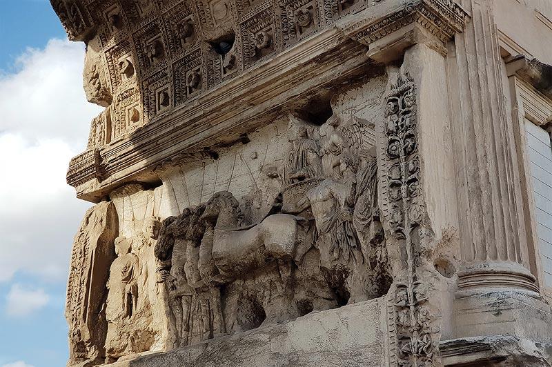 триумфальная арка тита барельеф