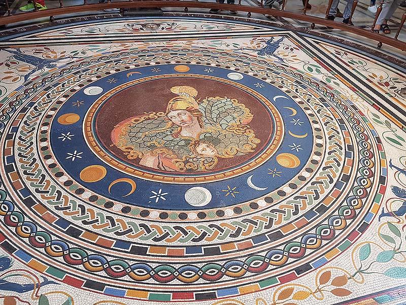 музеи ватикана мозаика персей с отрубленной головой медузы