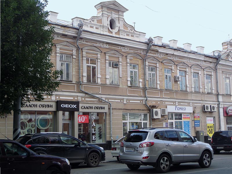 дом купца первой гильдии павла прокофьевича борисова-морозова со стороны улицы горького саратов