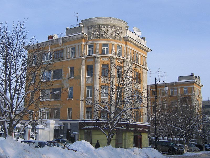 дом жилкоопсоюза считается украшением волжской улицы саратова