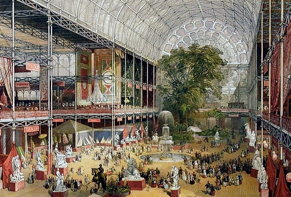 интерьер хрустального дворца всемирная выставка лондон 1851 год