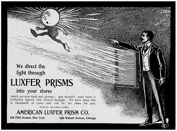 реклама luxfer prism company