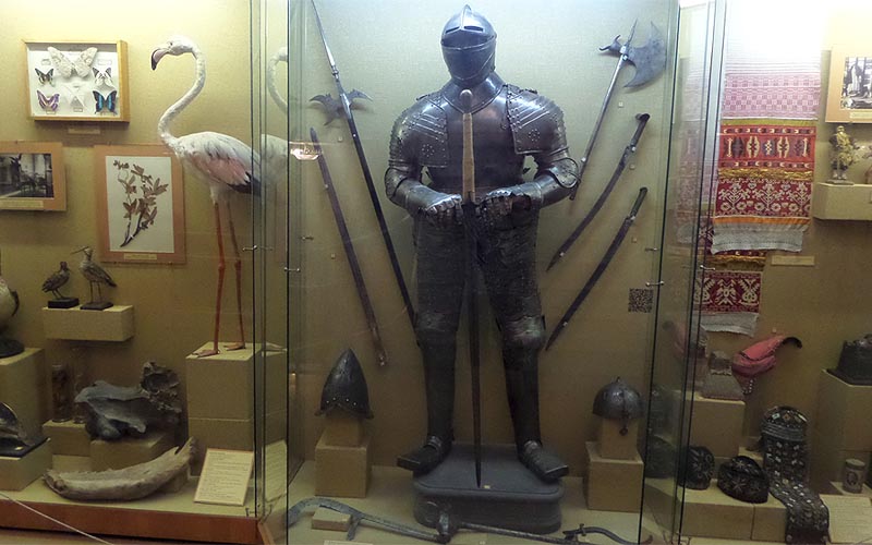 собрание оружия из экспозиции саратовского краеведческого музея